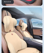 Car Headrest Electric Massage Lumbar Support Cushion