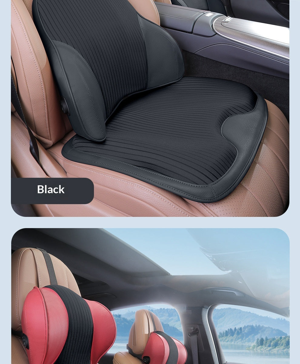 Car Headrest Electric Massage Lumbar Support Cushion